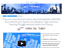 Tablet Screenshot of jazzheaven.com